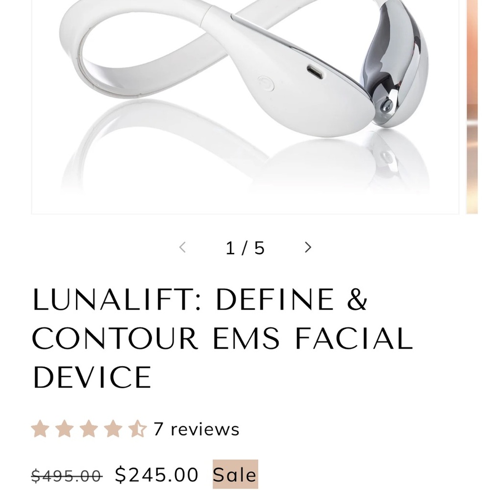 LUNA’MOUR Lunalift Define & Contour EMS Facial Device